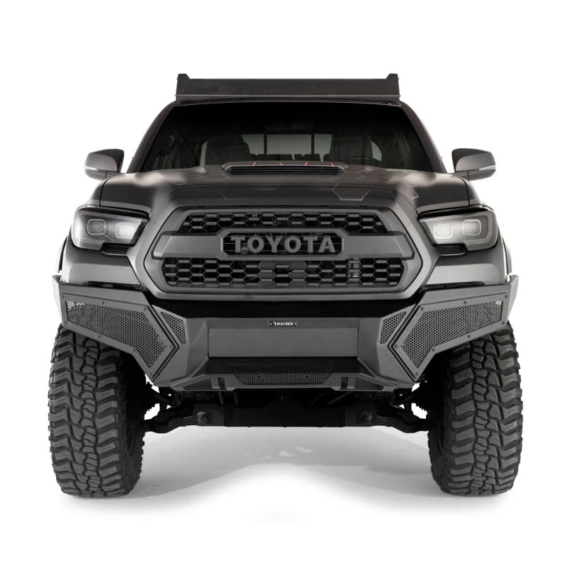 Go Rhino 16-21 Tacoma Element Front Stoßfänger mit Power-aktuiertem Hide-away Lichtbalkenhalter Tex Schwarz