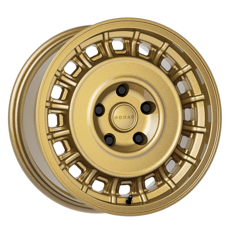 Nomad N502GR Arvo 15x7in / 5x114.3 BP / 15mm Offset / 72.62mm Bore - Gloss Gold Wheel