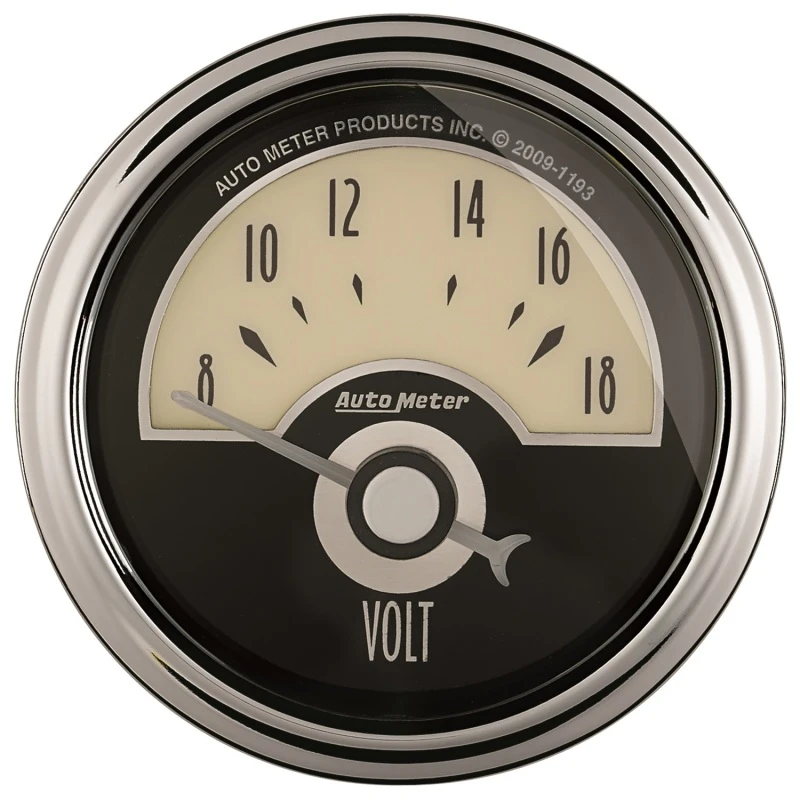 AutoMeter Voltmeter 2-1/16 Zoll 18V Elektrisch Cruiser Ad