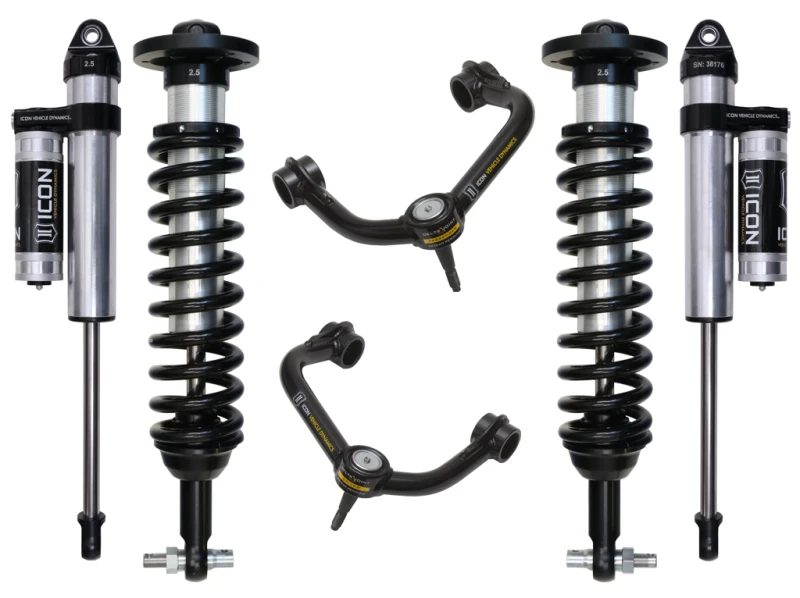ICON 2015+ Ford F-150 2WD 0-3 Zoll Stage 3 Federungssystem mit Tubular Uca