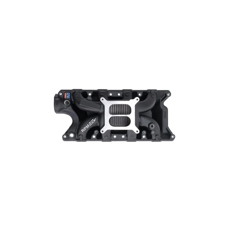 Edelbrock Ansaugkrümmer RPM Air-Gap Small-Block Ford 289-302 Schwarz