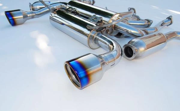 Invidia Gemini Rolled Titanium Tip Cat-back Exhaust für 2003–2008 Nissan 350Z