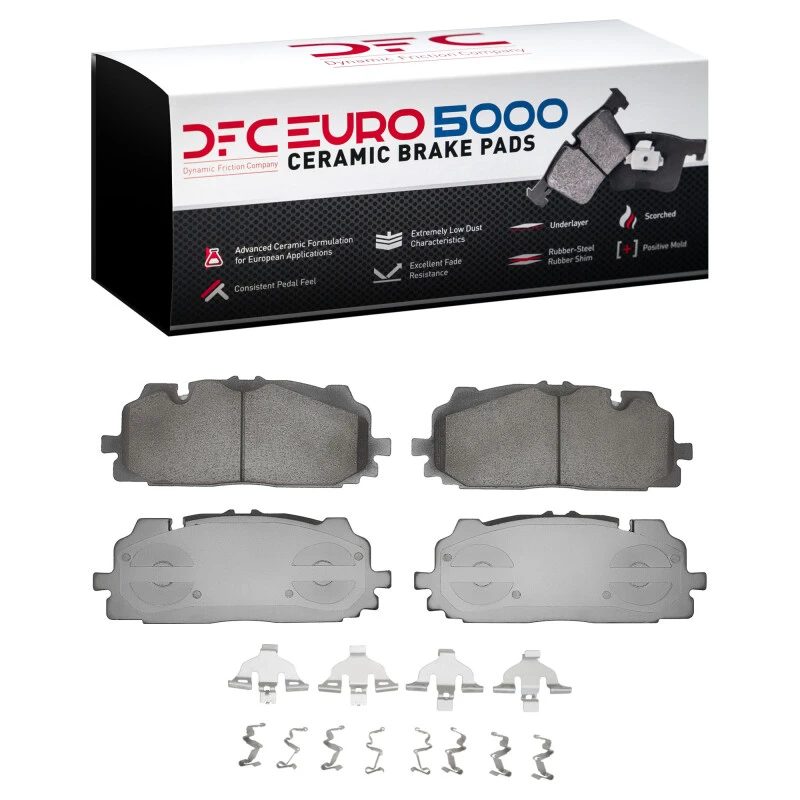 DFC 17-17 Audi Q7 Front Euro 5000 Ceramic Brake Pads and Hardware Kit