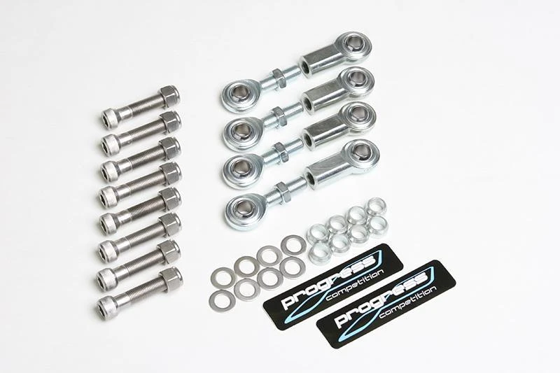 Progress Tech 97-13 Chevrolet Corvette (C5/C6) 3-Teiliges End-Link-Kit (Paar) - Vorne & Hinten