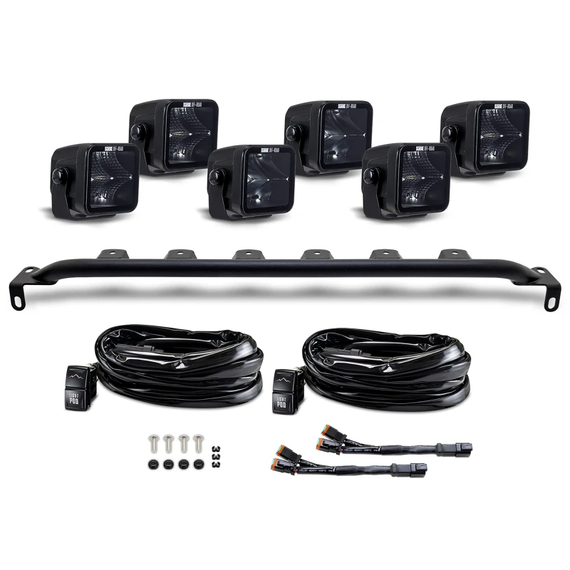 Borne Off-Road 2021+ Ford Bronco Direct Fit Light Pods - Mod Bumper - 6x Pods - Bumper