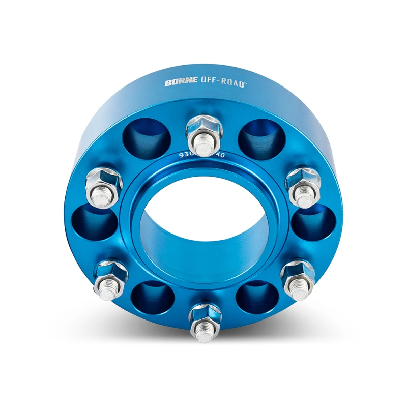 Borne Off Road Wheel Spacers - 6x139.7 - 77.8 CB - 38.1mm - Blue