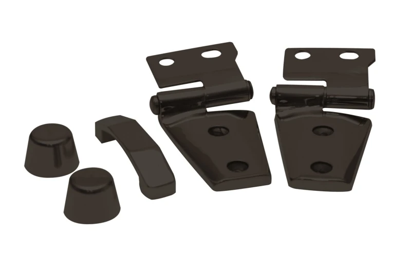Rampage Motorhauben-Kit für 2007–2018 Jeep Wrangler (JK) – Schwarz