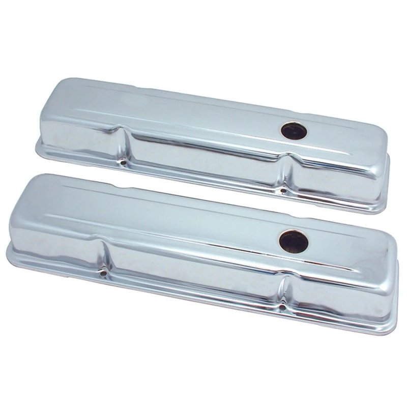 Spectre SB Chevy Kurze Ventildeckel-Set - Chrom