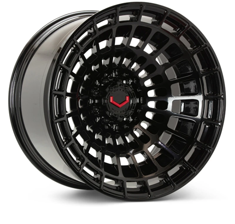 Vossen LCX-04 24x12 - 6x139.7 - ET44 - Ultra Deep - 78.1 - Gloss Black Wheel