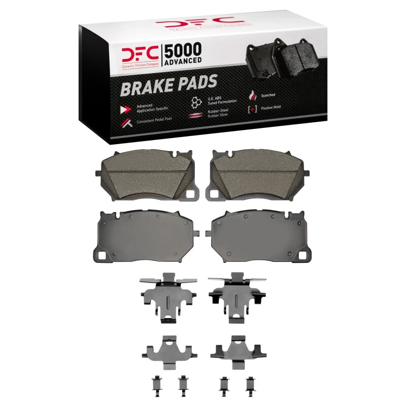 DFC 19-23 Lamborghini Urus Front 5000 Advanced Low Metallic Brake Pads and Hardware Kit