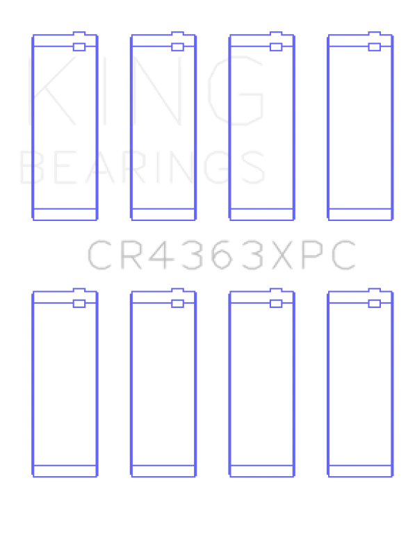 King Engine Bearings GM 134 DOHC Ecotec 2.2L Connecting Rod Bearing Set