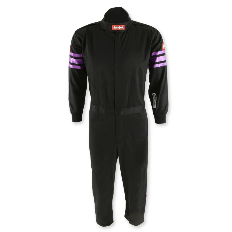 RaceQuip Purple Trim SFI-1 JR. Suit - KLarge
