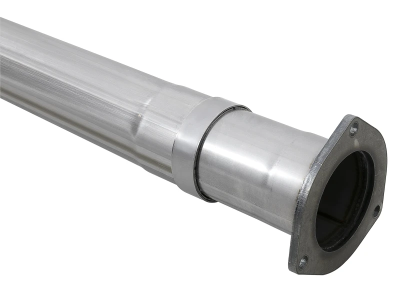 aFe Rebel XD 4 Zoll SS DPF-Back Auspuff 17-18 Ford Diesel Trucks V8-6,7L (td) mit Dual Black Tips