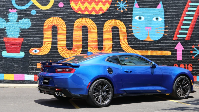 Corsa 2017-2024 Chevrolet Camaro SS 6.2L V8 2,75 Zoll Polierte Xtreme Axle-Back Auspuffanlage