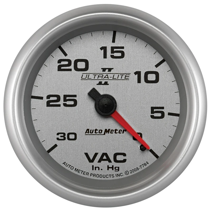 AutoMeter Gauge Vacuum 2-5/8in. 30Inhg Mechanical Ultra-Lite II