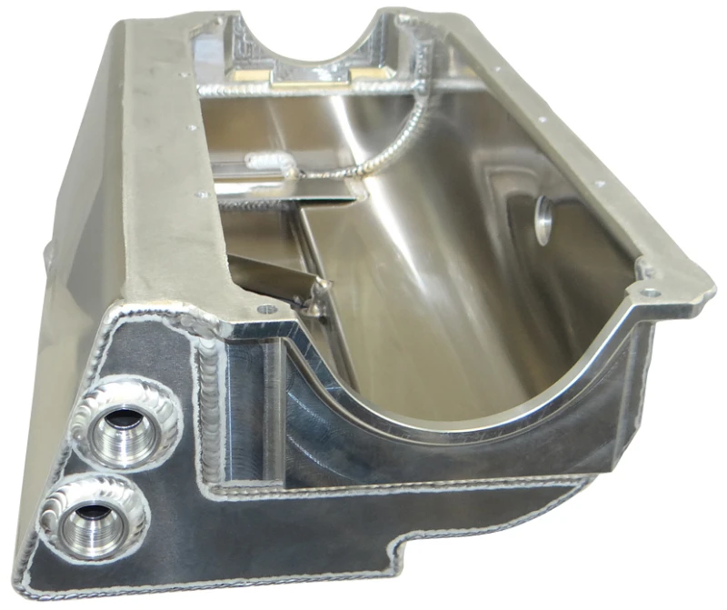 Moroso Donovan H/C 410 Small Block (mit zwei Pick Ups) Sprint Car Dry Sump 6,5 Zoll Aluminium Ölwanne