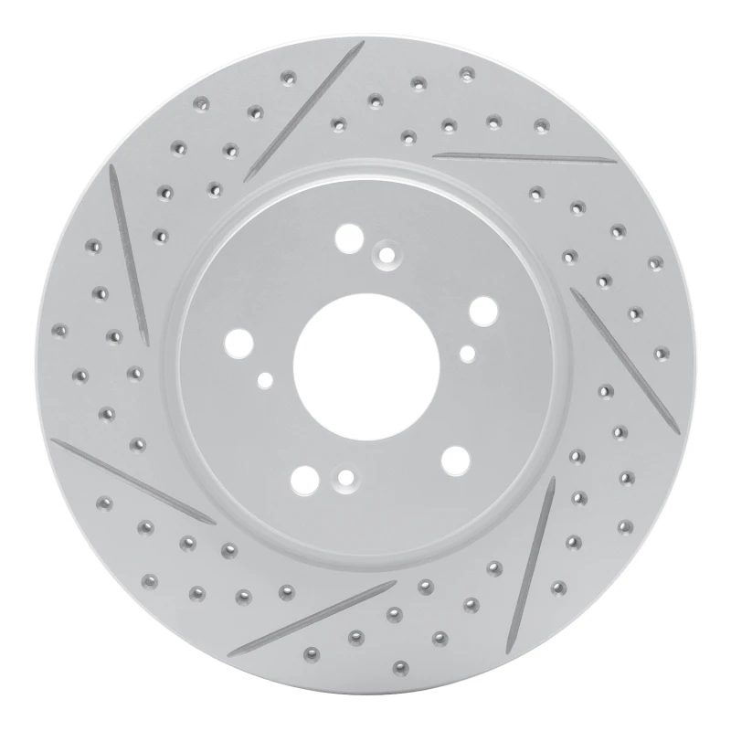 DFC 07-16 Acura Rdx Front Left Drilled & Slotted Geoperformance Rotor