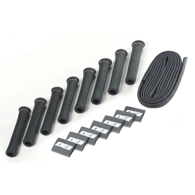 DEI Protect-A-Boot und Wire-Kit 8 Zylinder - Schwarz