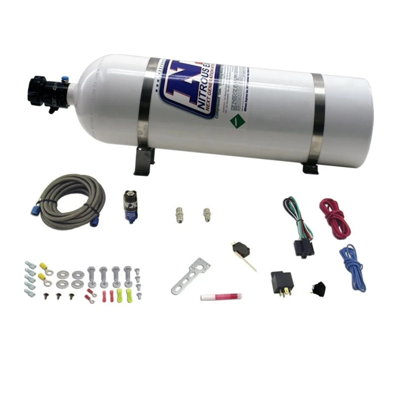 Nitrous Express Diesel Trockenes Nitrous Kit mit 15lb Flasche/Montagehardware für 50PS