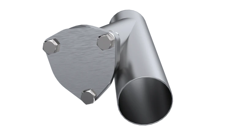 QTP 2.5in Bolt-On QTEC 3 Bolt Cover Plate
