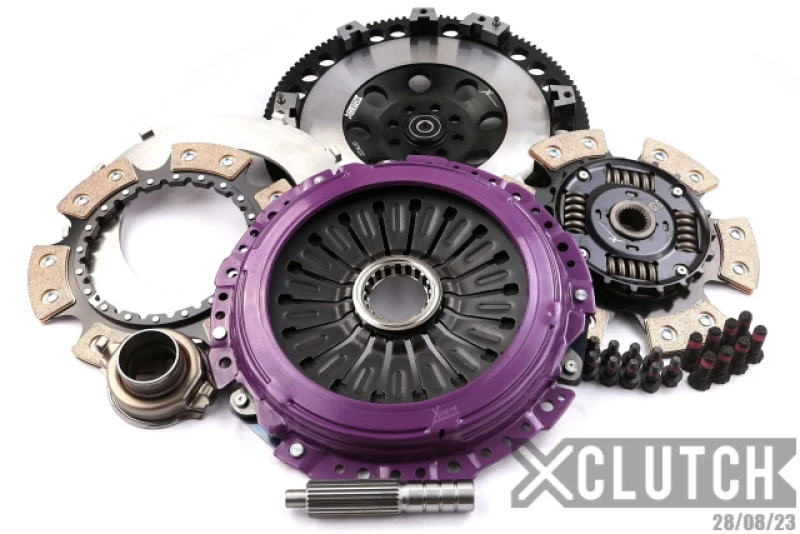 XClutch 9-Zoll-Twin-Sprung-Keramik-Kupplungssatz für 15-21 Subaru WRX STi Basis 2,5L