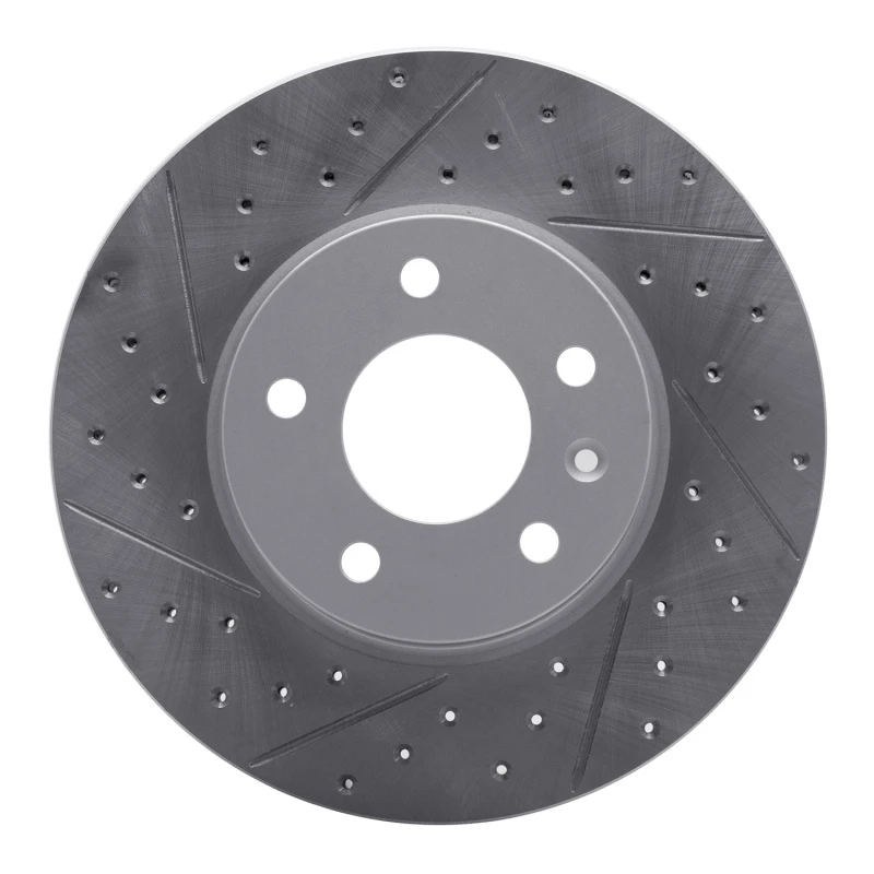 DFC 13-25 Cadillac Ats Front Left Drilled & Slotted Geoperformance Rotor