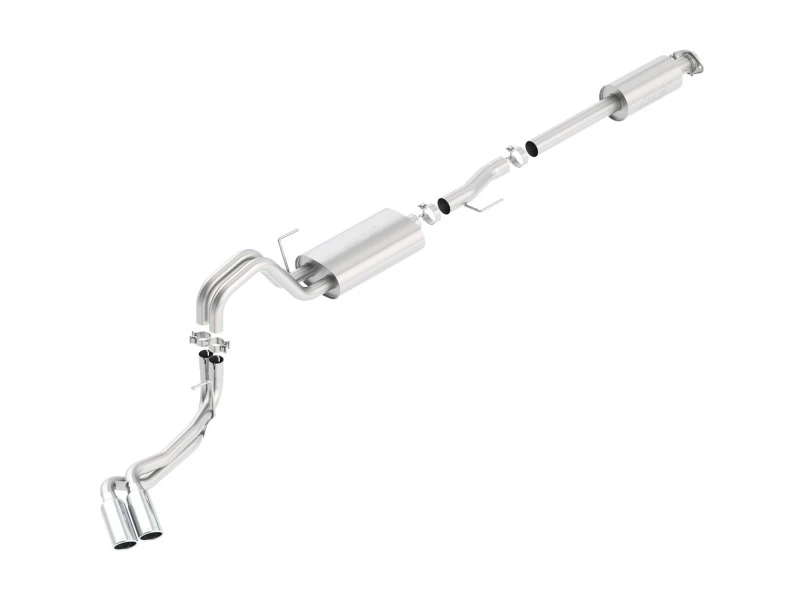 Borla 15-16 Ford F-150 3.5L EcoBoost Ext. Cab Std. Bed Catback Auspuff S-Type Truck Seite Ausgang