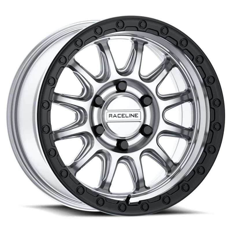 Raceline 960MB Alpha 18x9in / 6X135 BP / 18mm Offset / 87.1mm Bore - Machined CC