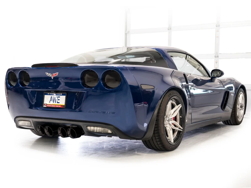 AWE Tuning C6 Chevrolet Corvette Z06/ZR1 Touring Edition Axle-back Exhaust w/ Diamond Black Tips