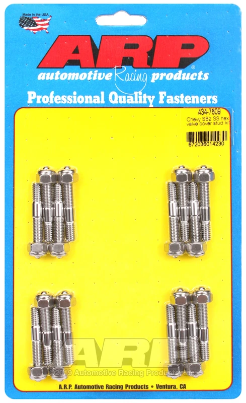 ARP Chevy SB2 SS Hex Ventildeckel-Stud Kit für Chevy SB2