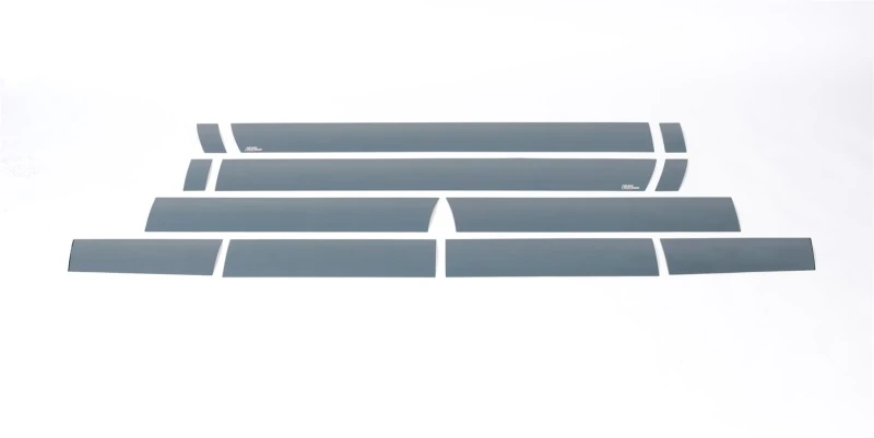 Putco 11-16 Ford SuperDuty - Super Cab 8ft (12 Teile - 15,88 cm breit) Black Platinum Rocker Panels