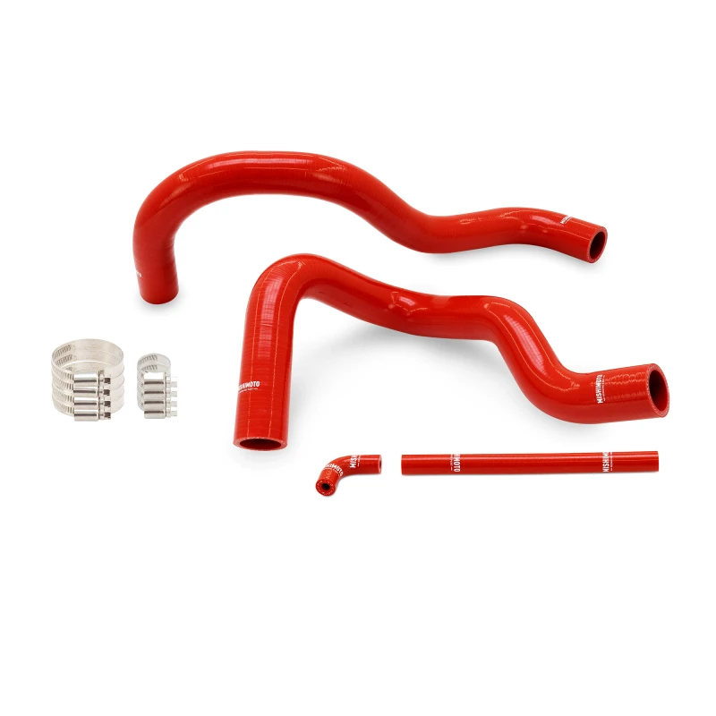 Mishimoto Silikon-Kühlmittel-Schlauch-Kit für 95-04 Toyota Tacoma 2.4L - 2.7L (4WD Auto Only) - Rot