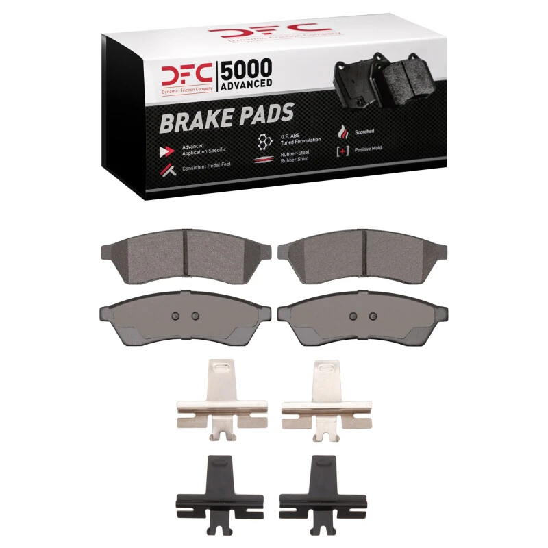 DFC 04-10 Chevrolet Epica (Mexico) Rear 5000 Advanced Ceramic Brake Pads and Hardware Kit