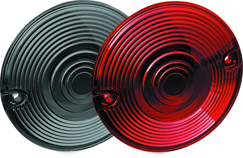 Kuryakyn Rote Linsen für Flache Blinker