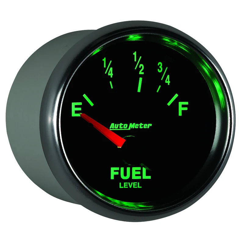 AutoMeter Gauge Fuel Level 2-1/16in. 73 Ohm(e) to 10 Ohm(f) Elec Gs