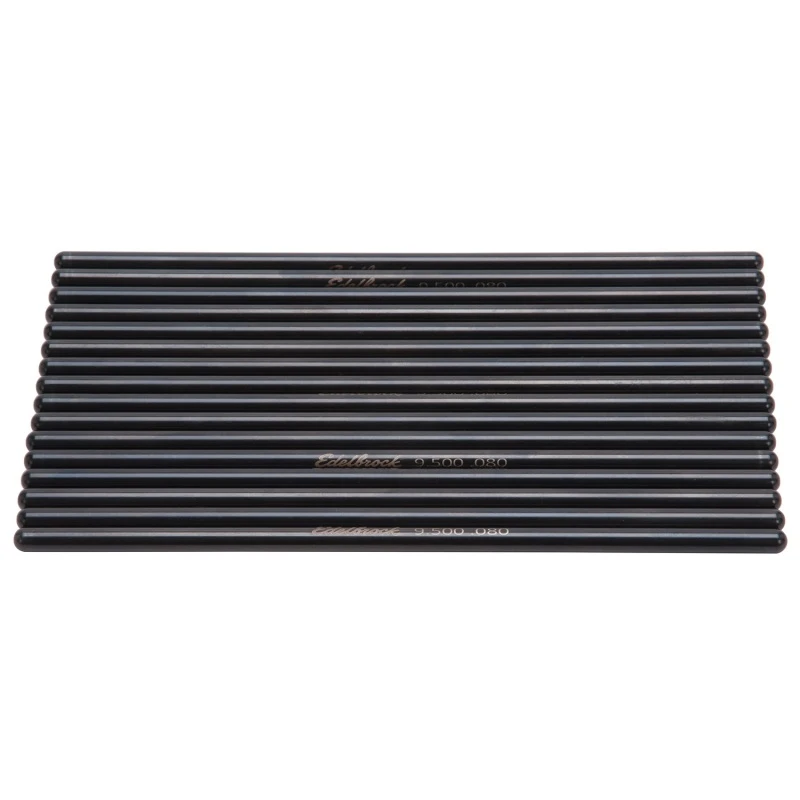 edelbrock_9633-679325485b466 Edelbrock Pushrod Set Flat Tappet Applications Ford 351M/400 9 508In Long
