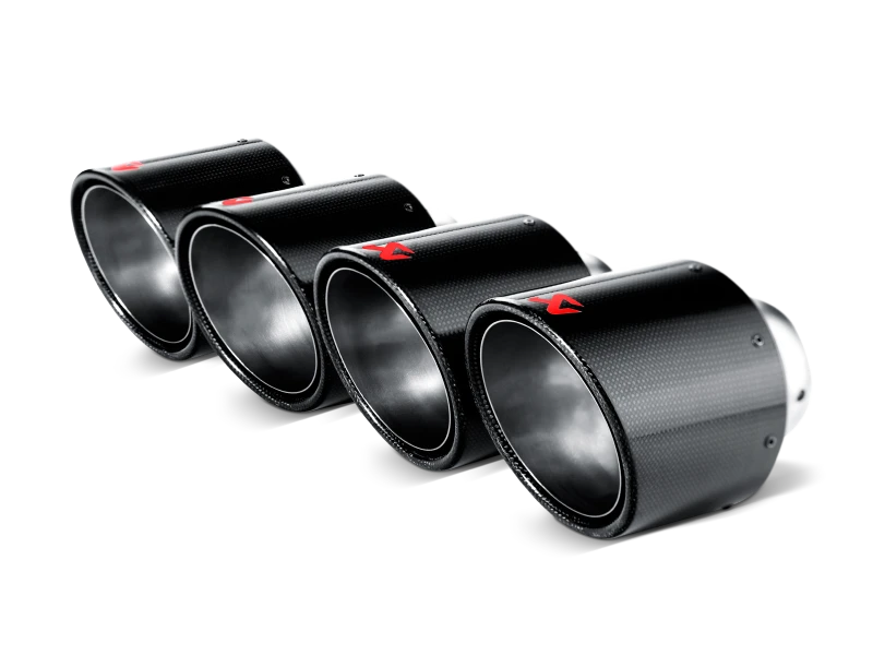 Akrapovic 06-13 Chevrolet Corvette ZO6/ZR1 (C6) Tail Pipe Set (Carbon 115 mm)