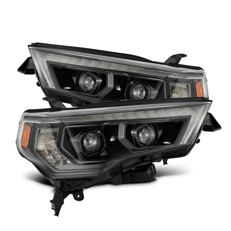 AlphaRex 14-20 Toyota 4Runner LUXX LED Proj Scheinwerfer Schwarz mit Activ Light/Seq Signal/DRL