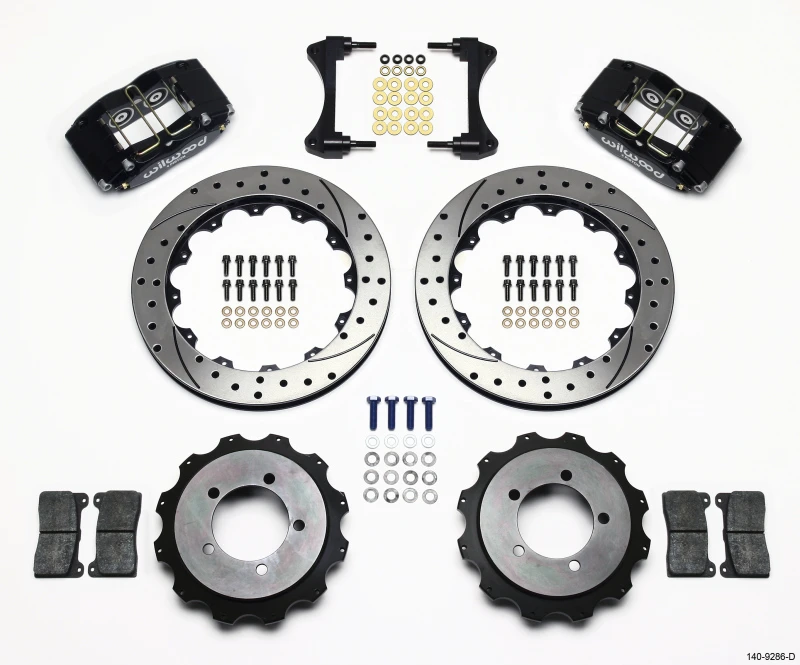 Wilwood Dynapro Radial Hinterachse-Kit 13,00 Zoll gebohrt für Mitsubishi EVO VIII