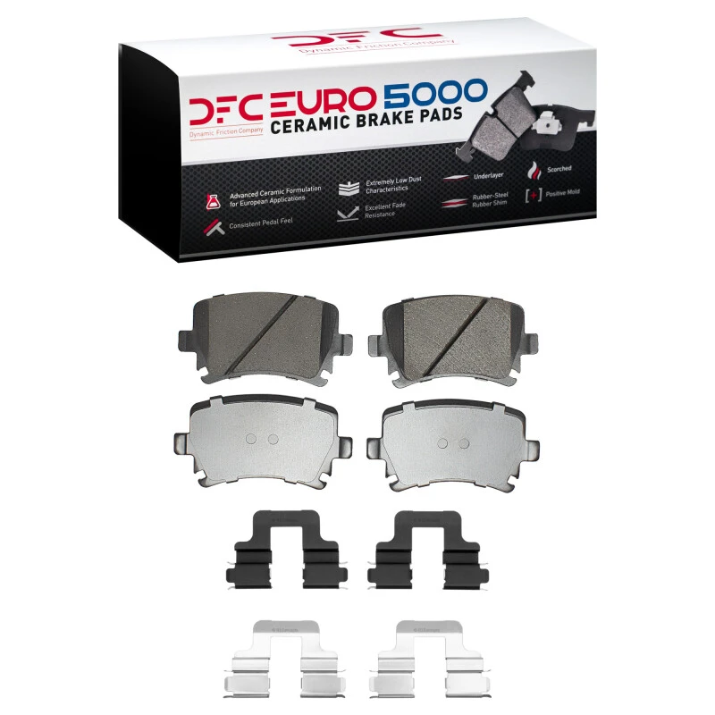 DFC 00-18 Audi A6 (USA/Canada) Rear Euro 5000 Ceramic Brake Pads and Hardware Kit