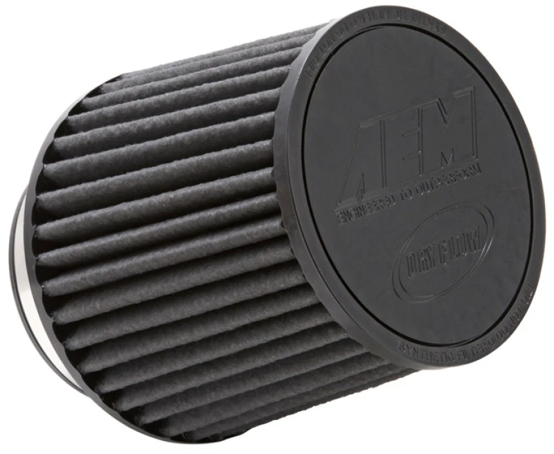 AEM Dryflow Konischer Luftfilter 6 Zoll Basis-OD x 3,5 Zoll Flansch-ID x 5,25 Zoll Höhe
