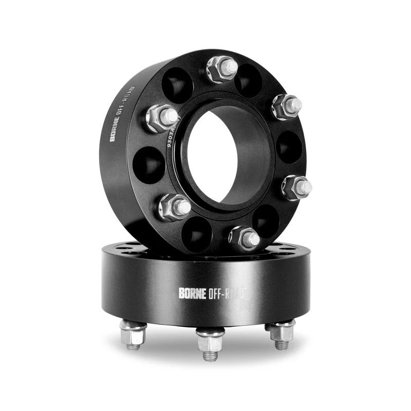 Borne Off-Road Spurverbreiterungen 6x139,7 - 95,1 - 50 mm - M14 - Schwarz