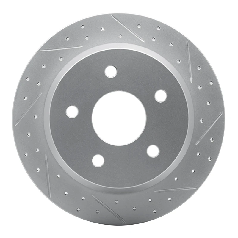 DFC 99-04 Jeep Grand Cherokee Rear Right Drilled & Slotted Geoperformance Rotor