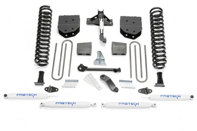 Fabtech 08-16 Ford F250 4WD 6 Zoll Basic-System mit Perf.-Shocks