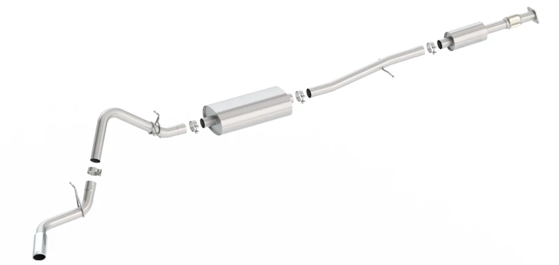 Borla S-Type Cat-Back 19-20 Chevrolet Silverado Seiten Auspuff