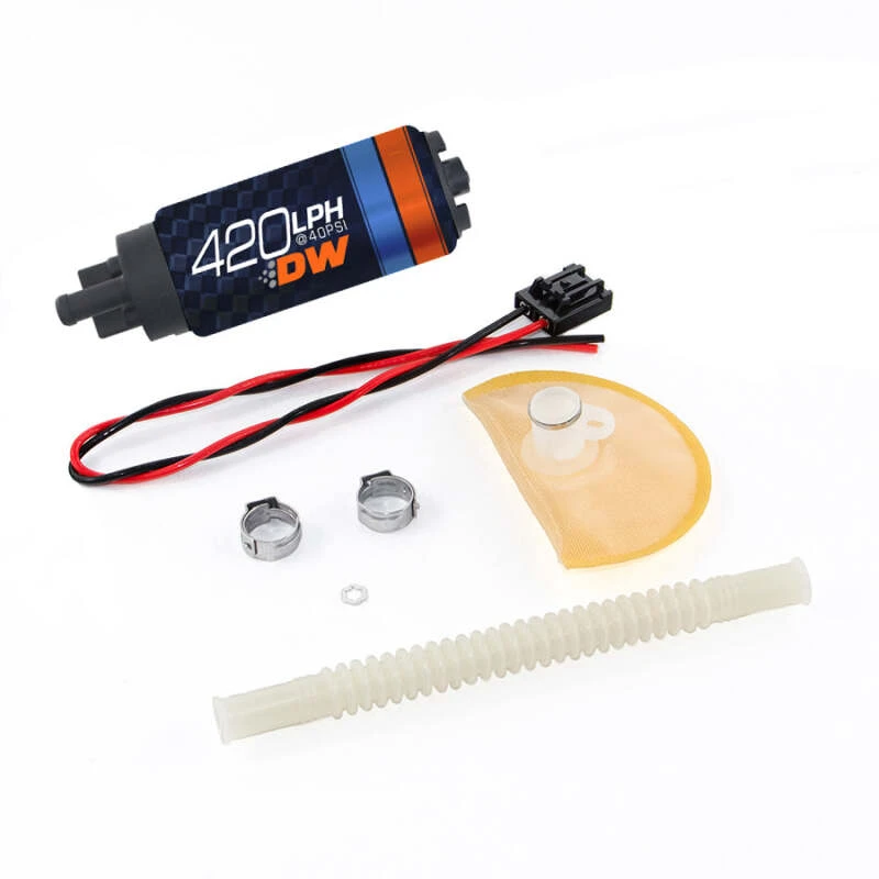 Deatschwerks DW420 Serie 420lph In-Tank Kraftstoffpumpe mit Installationskit für Nissan 370Z 2009-2015