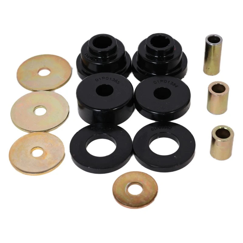 Energy Suspension 05-15 Toyota Tacoma mit 6 Lugs hintere Differential-Bushing-Set - Schwarz