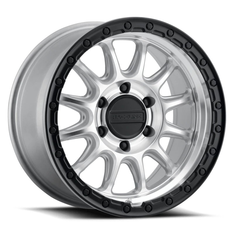Raceline 960MB Alpha 18x9in / 6X135 BP / 18mm Offset / 87.1mm Bore - Machined CC