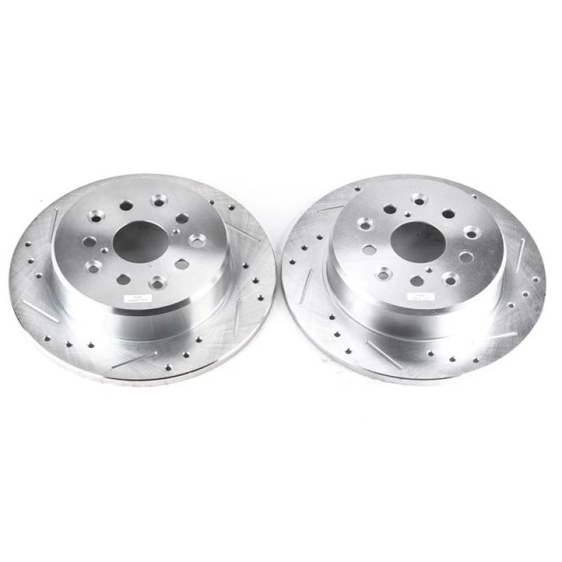 powerstop_JBR739XPR-67945da376632 Power Stop 98-05 Lexus GS300 Rear Evolution Drilled & Slotted Rotors - Pair