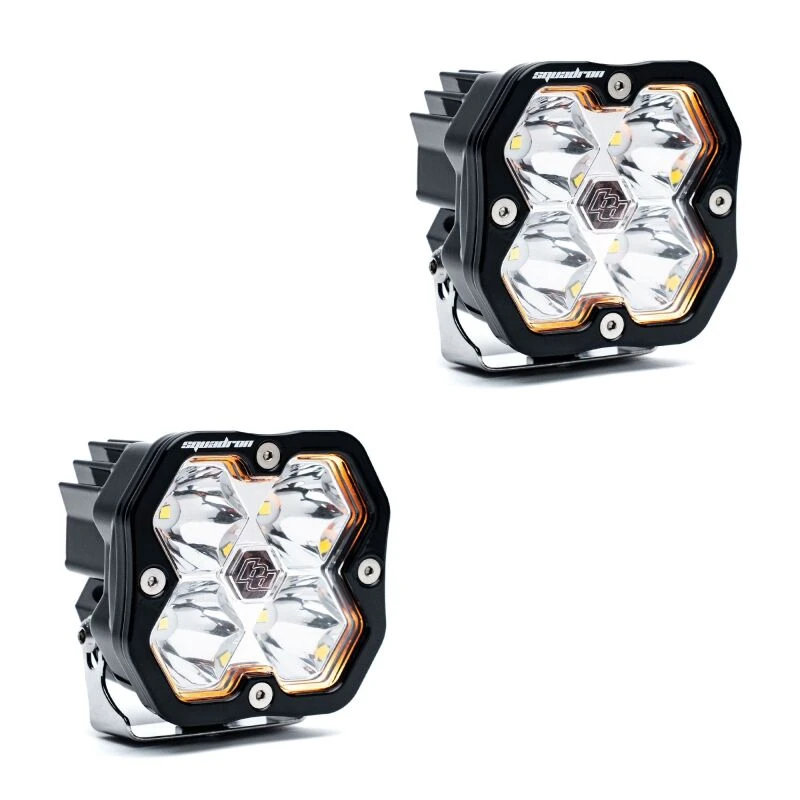 Baja Designs Squadron-R 2.0 Sport (Pair) LED Spot / No Harness